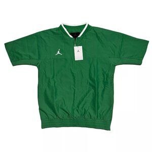 Nike Air Jordan SS Coaches Training 1/4 Zip Green Jacket Men's Small CV5858-377